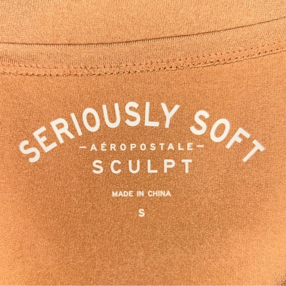 NWT Aeropostale Seriously Soft Sculpt Square-Neck Tee - Picture 7 of 8